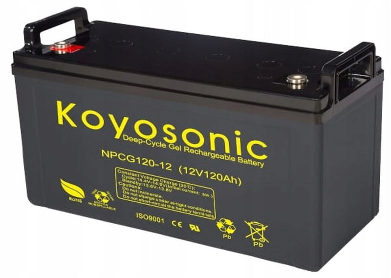 GEL KOYOSONIC 12V NPCG 120Ah REINFORCED DEEP CYCLE 12 YEARS EAN (GTIN) 5905369801402