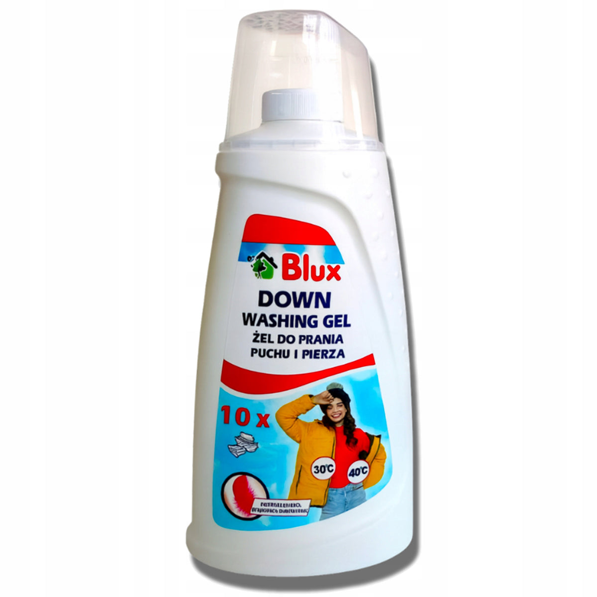 GEL LIQUID PREPARATION FOR WASHING DOWN JACKETS DOWN FEATHERS 1 LITER Packaging status original