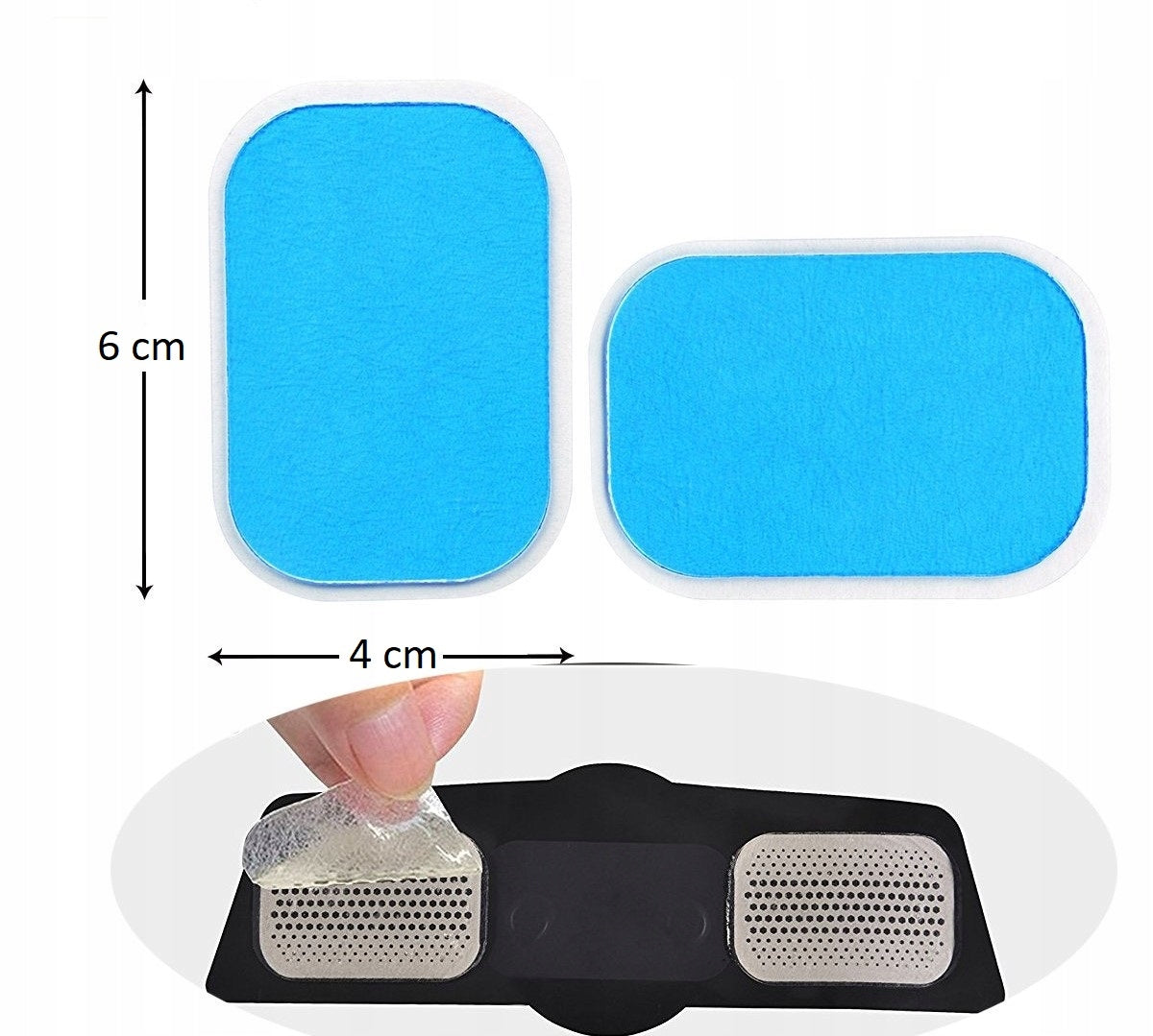 GEL PADS HYDROGEL FOR SLIMMING BELT ABDOMINAL MUSCLES ABS 12PCS EAN (GTIN) 5904804122171