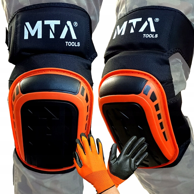 GEL PROTECTIVE KNEE PADS + CONSTRUCTION GLOVES KNEE PROTECTORS