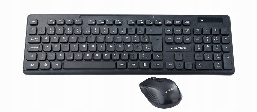 GEMBIRD WIRELESS KEYBOARD + MOUSE SET CZA Keyboard interface USB (Radio 2.4 GHz)