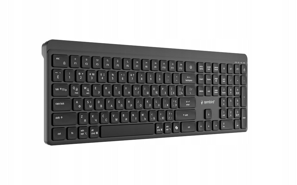 GEMBIRD WIRELESS KEYBOARD SET MOUSE BLACK Color black