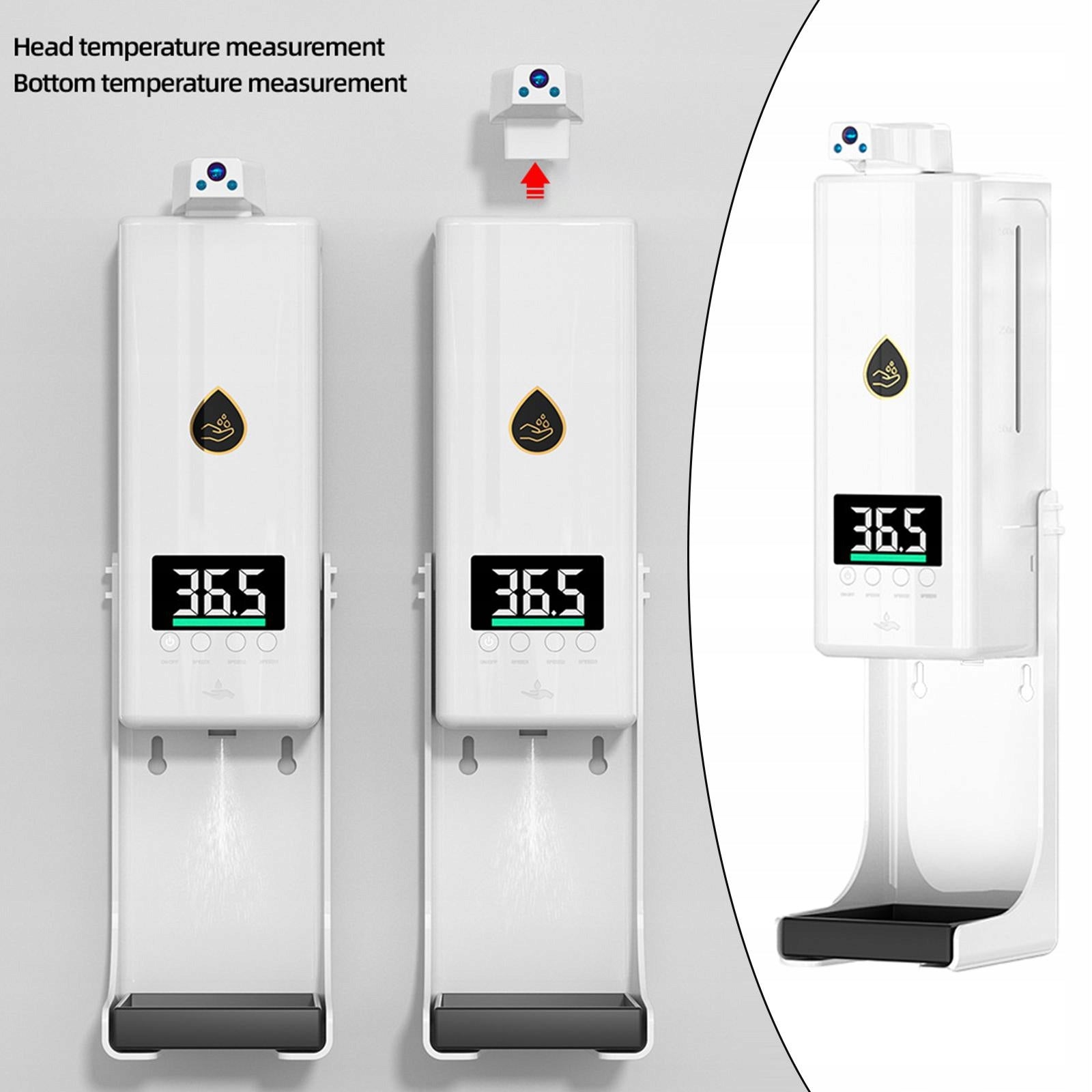 GEMGEM K Pro in Automatic Digital Wall Mounted Thermometer with Hand Soap Medical device type accessories for a medical device or a product without an intended medical purpose