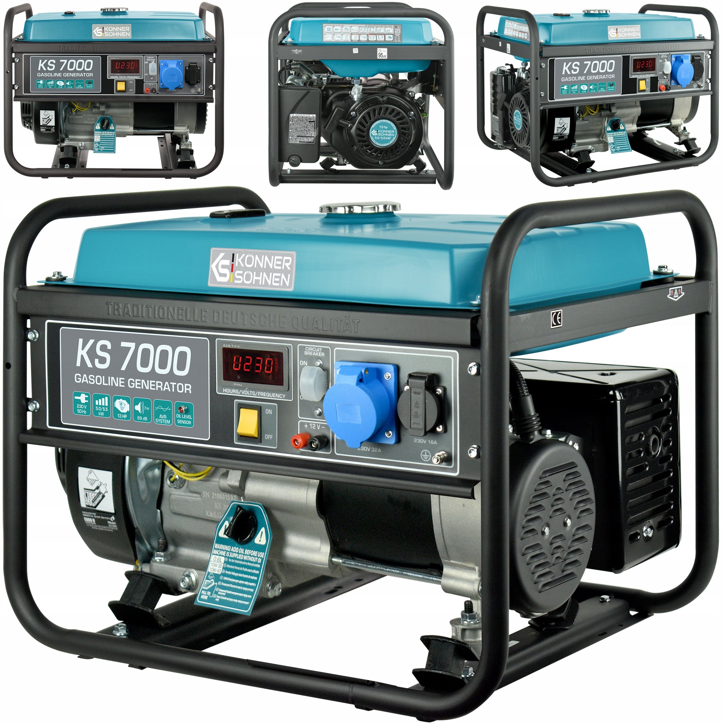 GENERATOR PETROL KS 7000 230V K&S
