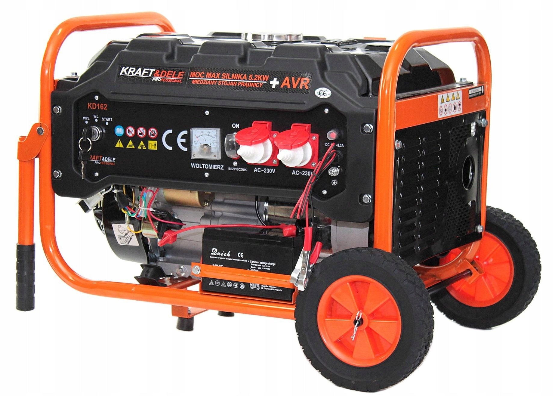 GENERATOR SET 3500W AVR 12/230V KD162 KRAFT&DELE ELECTROGENERATOR Model nie występuje