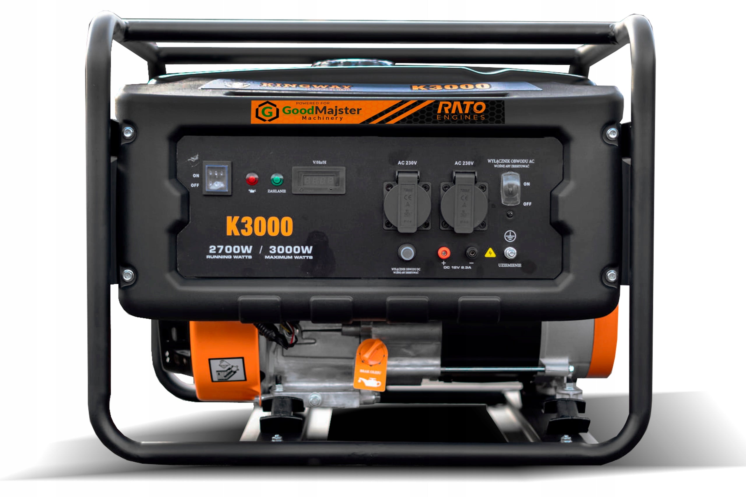 GENERATOR SET 3kW 3000W 7,0HP COPPER AVR generator + RATO GENERATOR Manufacturer code GMM-K3000