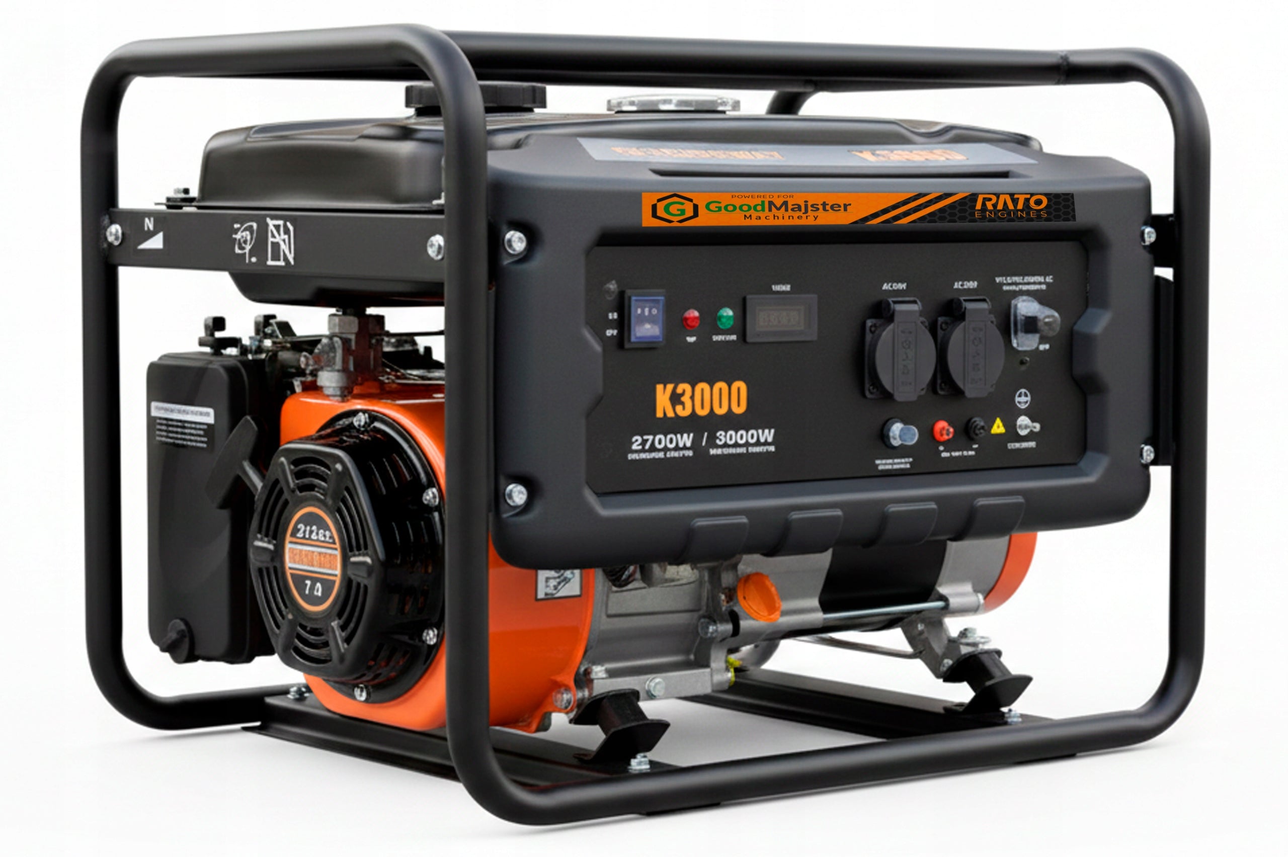 GENERATOR SET 3kW 3000W 7,0HP COPPER AVR generator + RATO GENERATOR Packaging status original