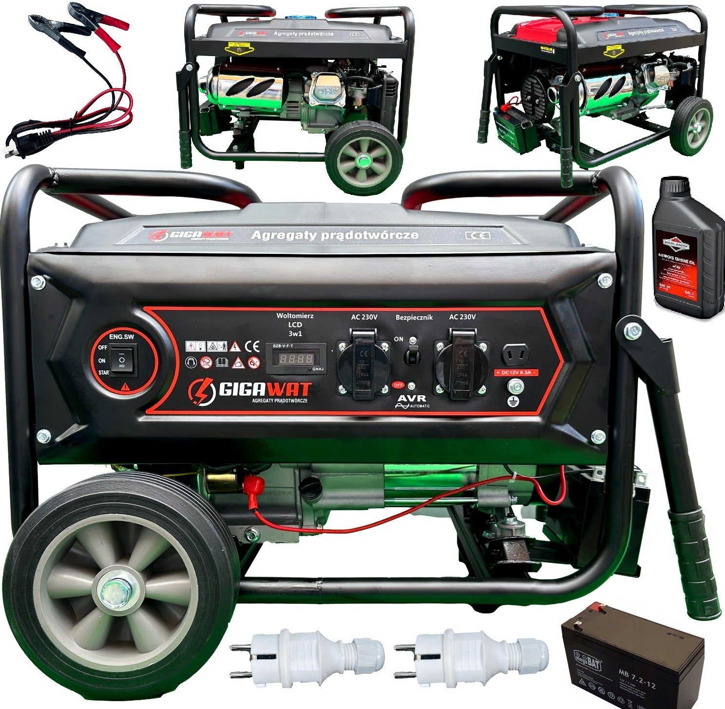 GENERATOR SET 5,1kW current AVR+ Emergency generator power supply PL BRAND