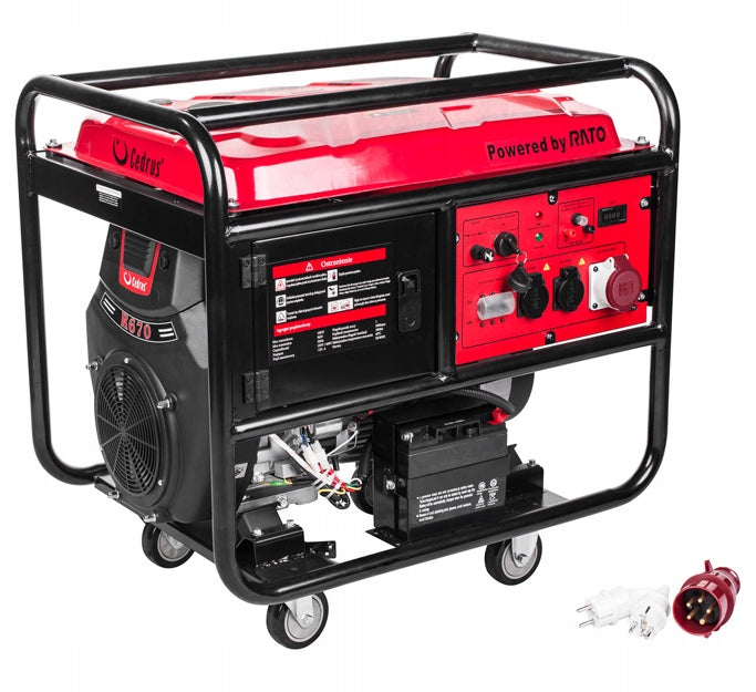 GENERATOR SET CEDRUS AG10E-3F AVR 3 PHASES XXL 10kW Brand Cedrus