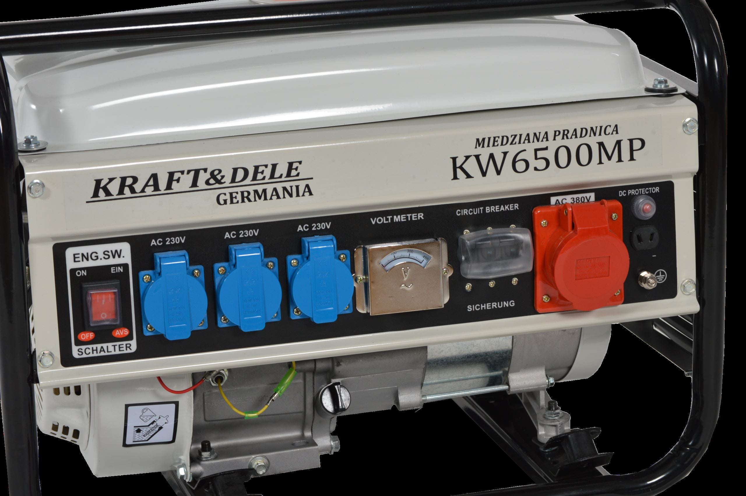 GENERATOR SET CURRENT GENERATOR 3000W 6,5HP three-phase Manufacturer code kd105
