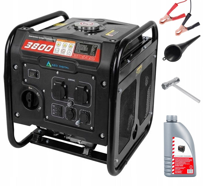 GENERATOR SET INVERTER GENERATOR 1 PHASE AZO Digital 3500W +OIL