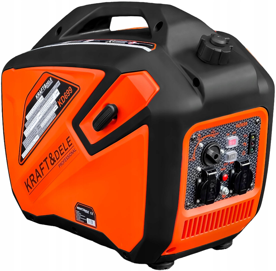 GENERATOR SET INVERTER SUITCASE GENERATOR 3500W TWO SOCKETS 230V