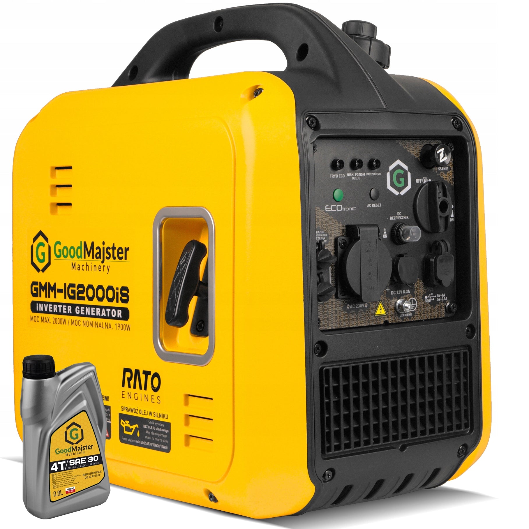 GENERATOR SET INVERTER Silent Copper AVR GMM-IG2000iS 2000W RATO