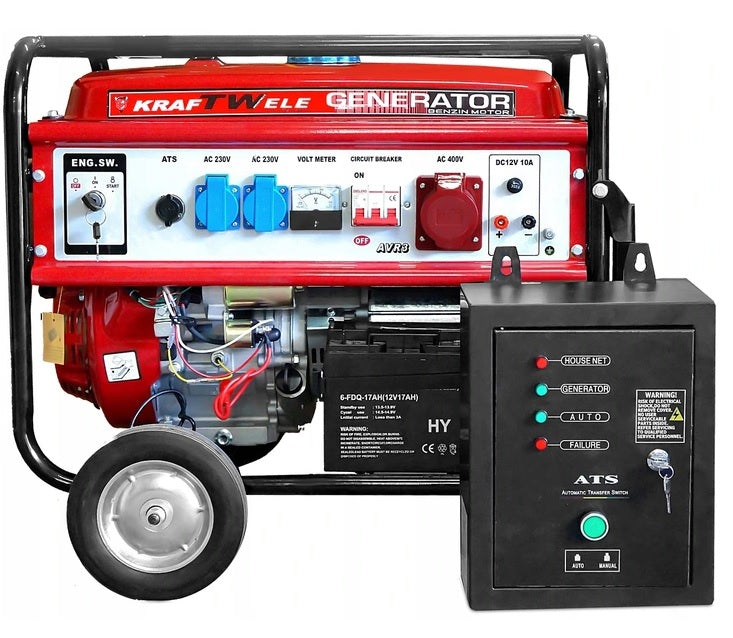 GENERATOR SET KRAFTWELE 9,8KW 400V KW9800B 3F ATS