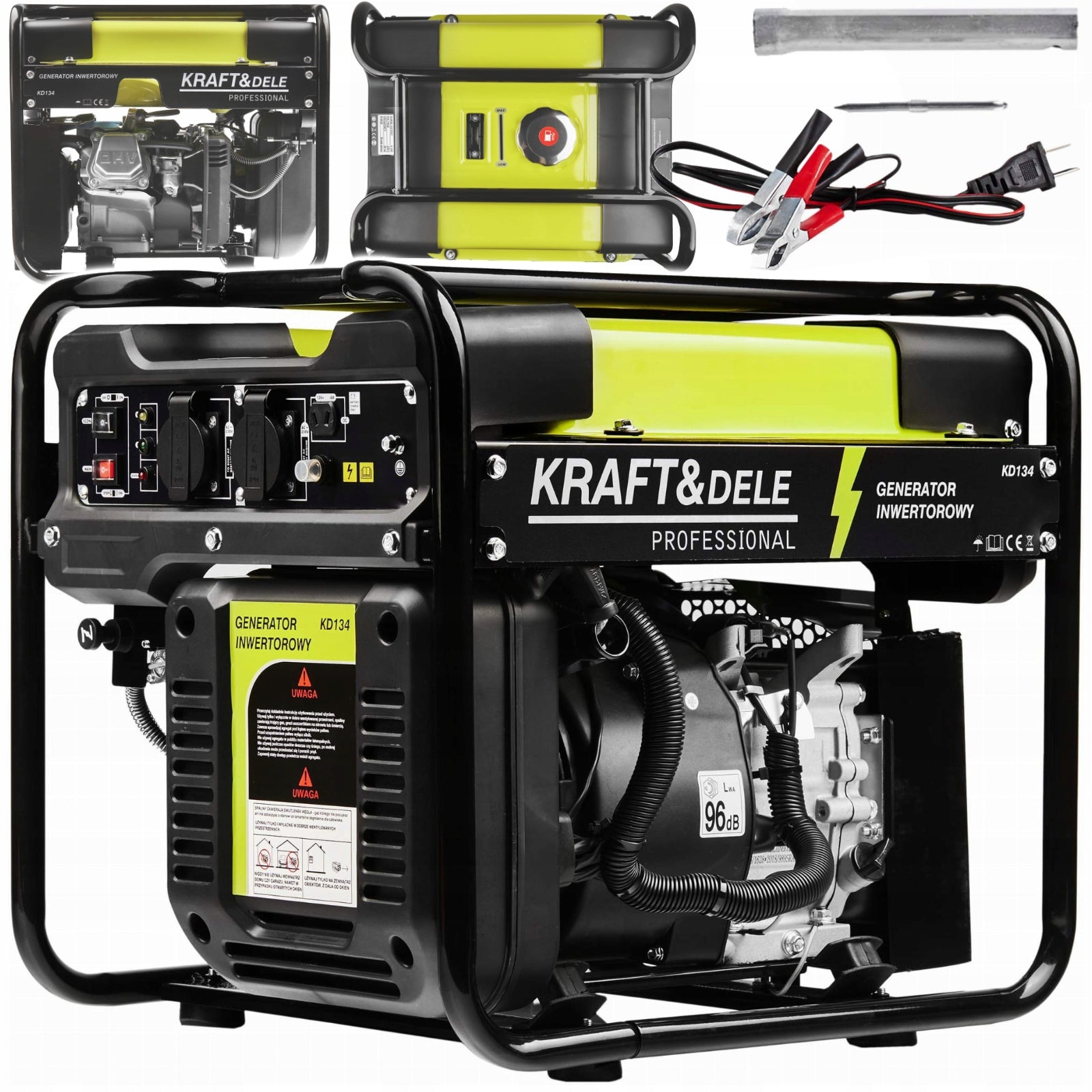 GENERATOR SET SINGLE PHASE INVERTER GENERATOR 230v 4000W PETROL