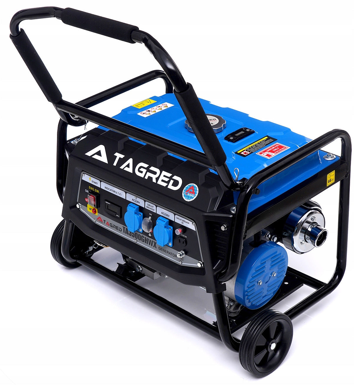 GENERATOR SET TAGRED 5600W AVR ON WHEELS POWERFUL Brand Tagred