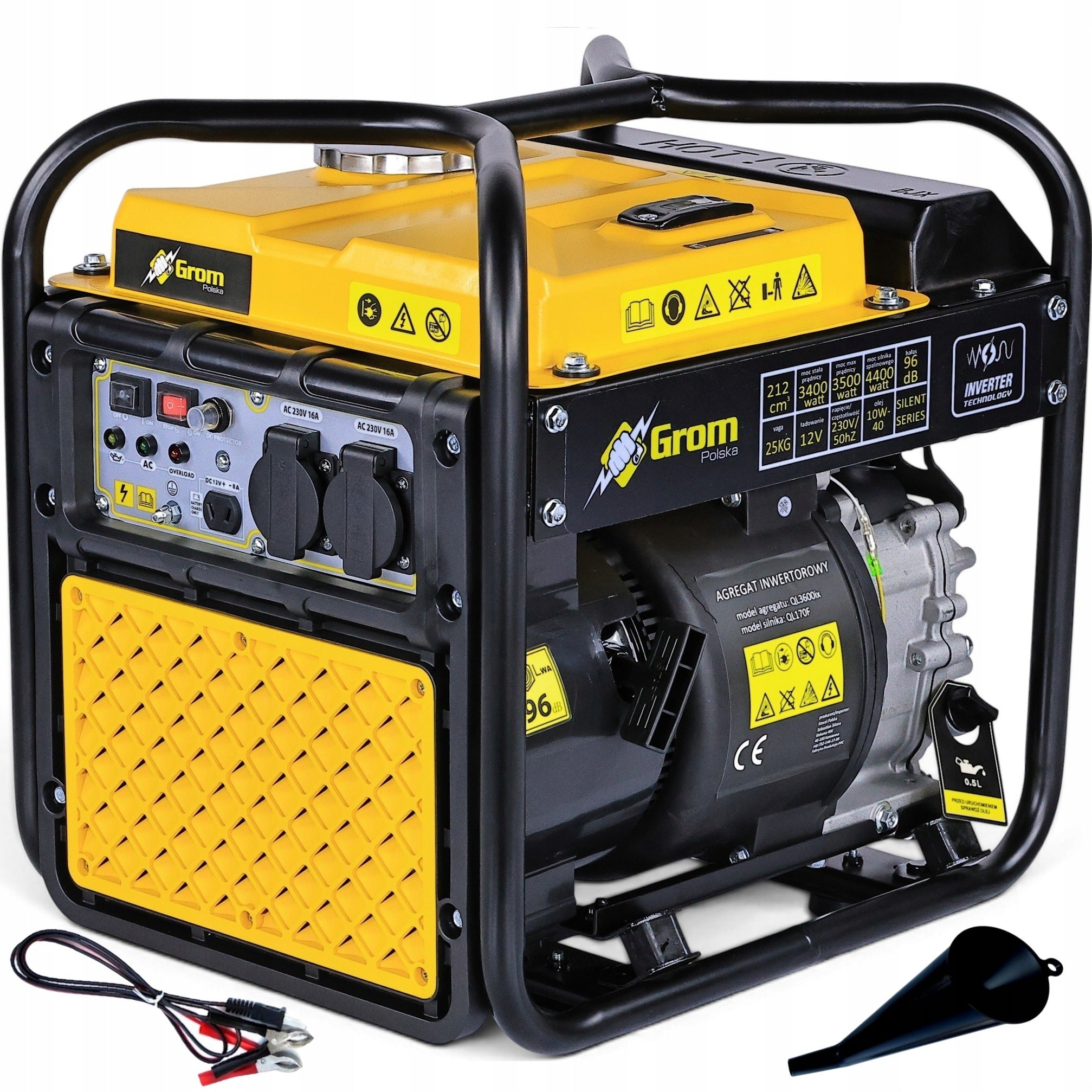 GENERATOR SET inverter 4,4kW COPPER STATOR BLACKSMITH