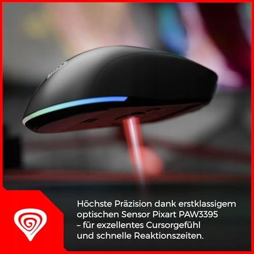 GENESIS ZIRCON XIII BLACK GAMING MOUSE FOR COMPUTER GAMERS HOME Model SWC5908201274266