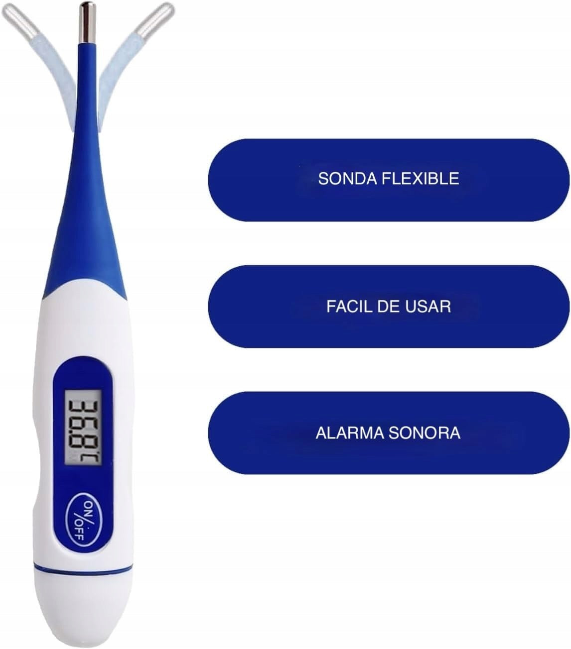 GENIAL T12L Digital Thermometer for Oral and Underarm Measurement, Display Manufacturer code T12L