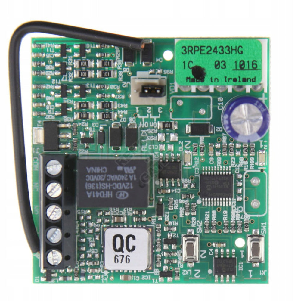 GENIUS G-BAT 400 SX - Actuator set for 1-wing up to 4m, 1 remote control 433 MHz Drive type for swing gates