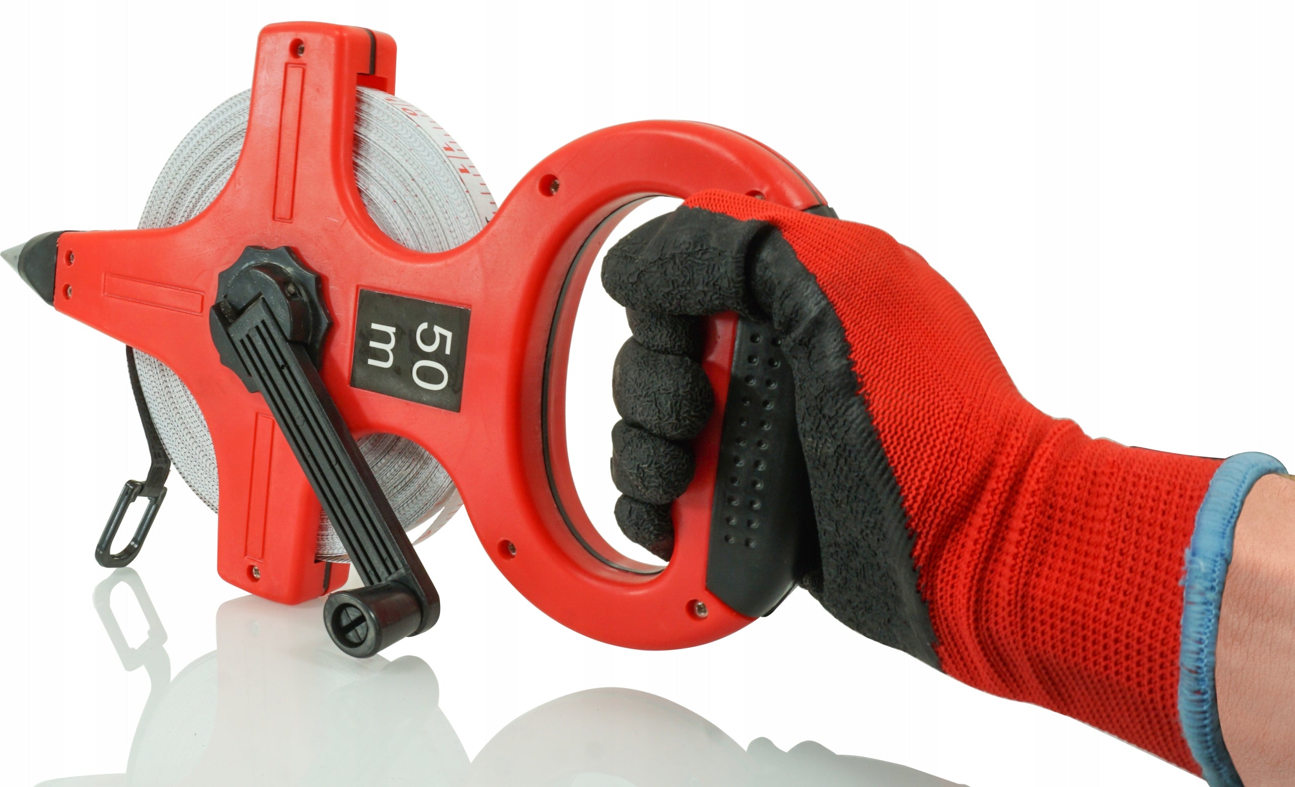 GEODESIC MEASURING TAPE WITH HANDLE 50 mb EAN (GTIN) 5908224749536