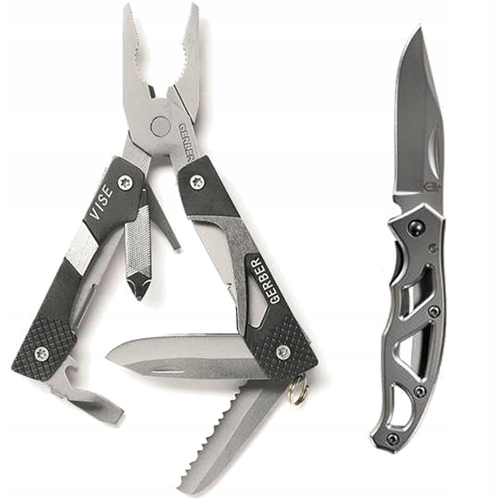 GERBER VISE multitool set + MINI PARAFRAME knife original set