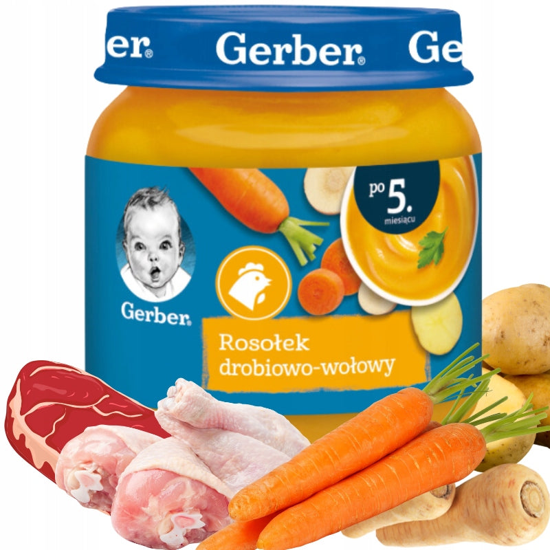 GERBER for babies after 5 months 6x 125 g Mega Mix of Flavours Manufacturer code 5906924001312