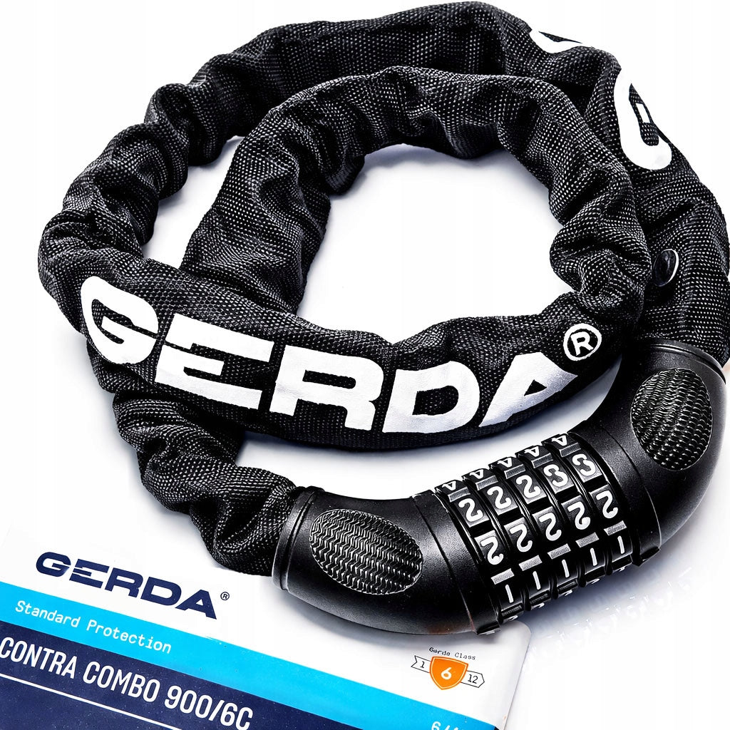 GERDA CONTRA COMBO 900/6C BICYCLE CLASP CHAIN CIPHER PROTECTION
