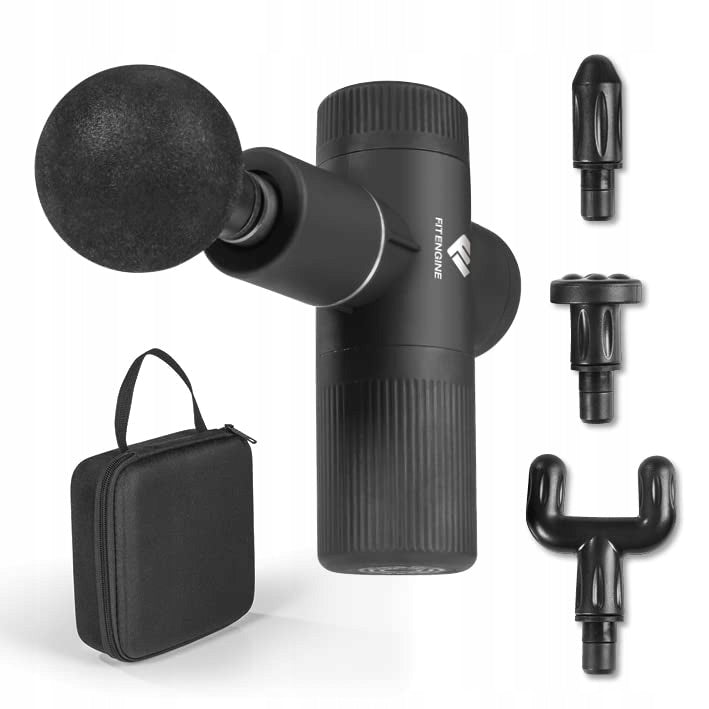 GERMAN MINI MASSAGER UNIVERSAL FIT ENGINE 4 FUNCTIONS 6 MODES BLACK