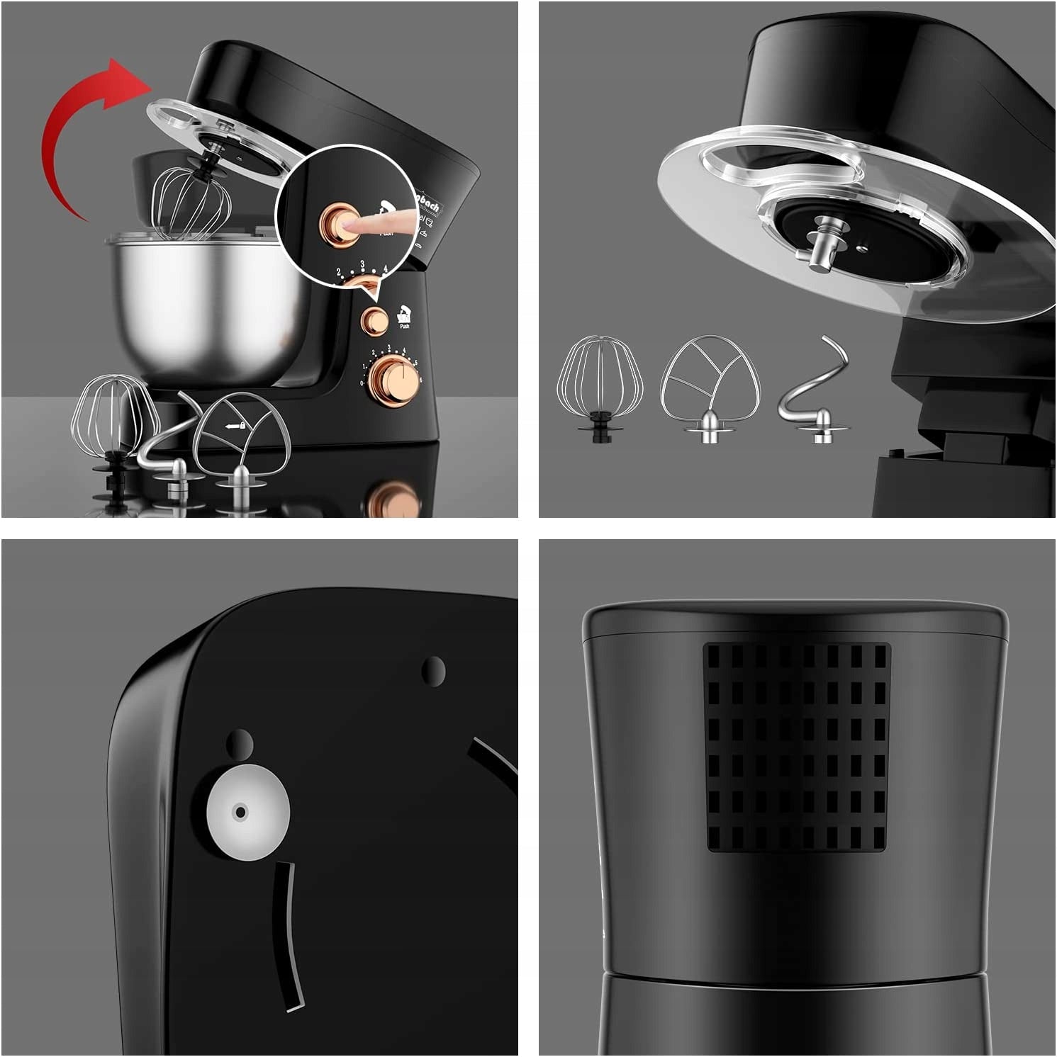 GERMAN PLANETARY FOOD PROCESSOR 1200W 3,5L Brand no brand