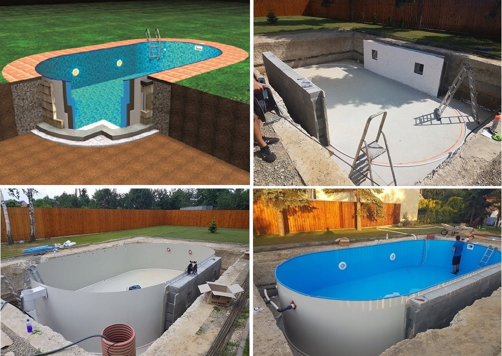 GERMAN POOL IBIZA 10x4,16x1,2- ASSEMBLY WHOLE PL Product width 416 cm