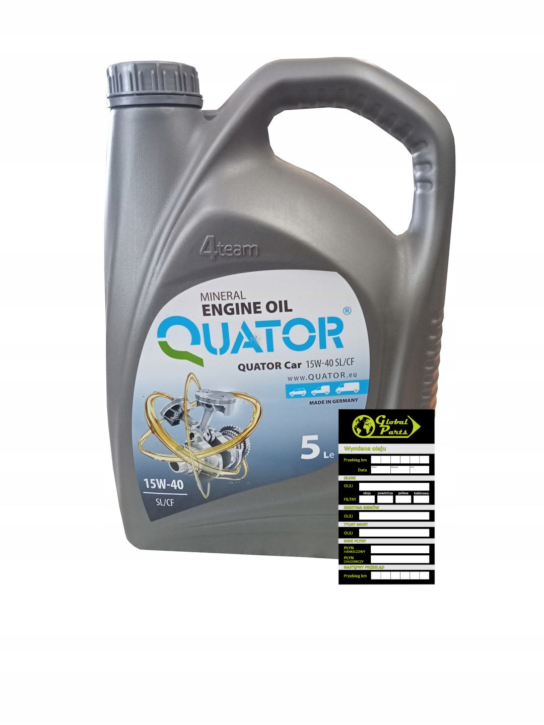 GERMAN QUATOR MINERAL OIL 15W 40 SL/CF 5L
