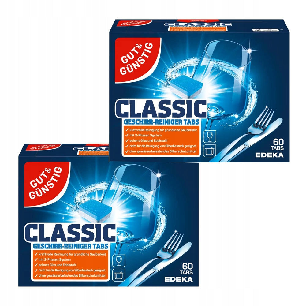 GG Two Phase German Dishwasher Tablets Shine Function 60 Pcs