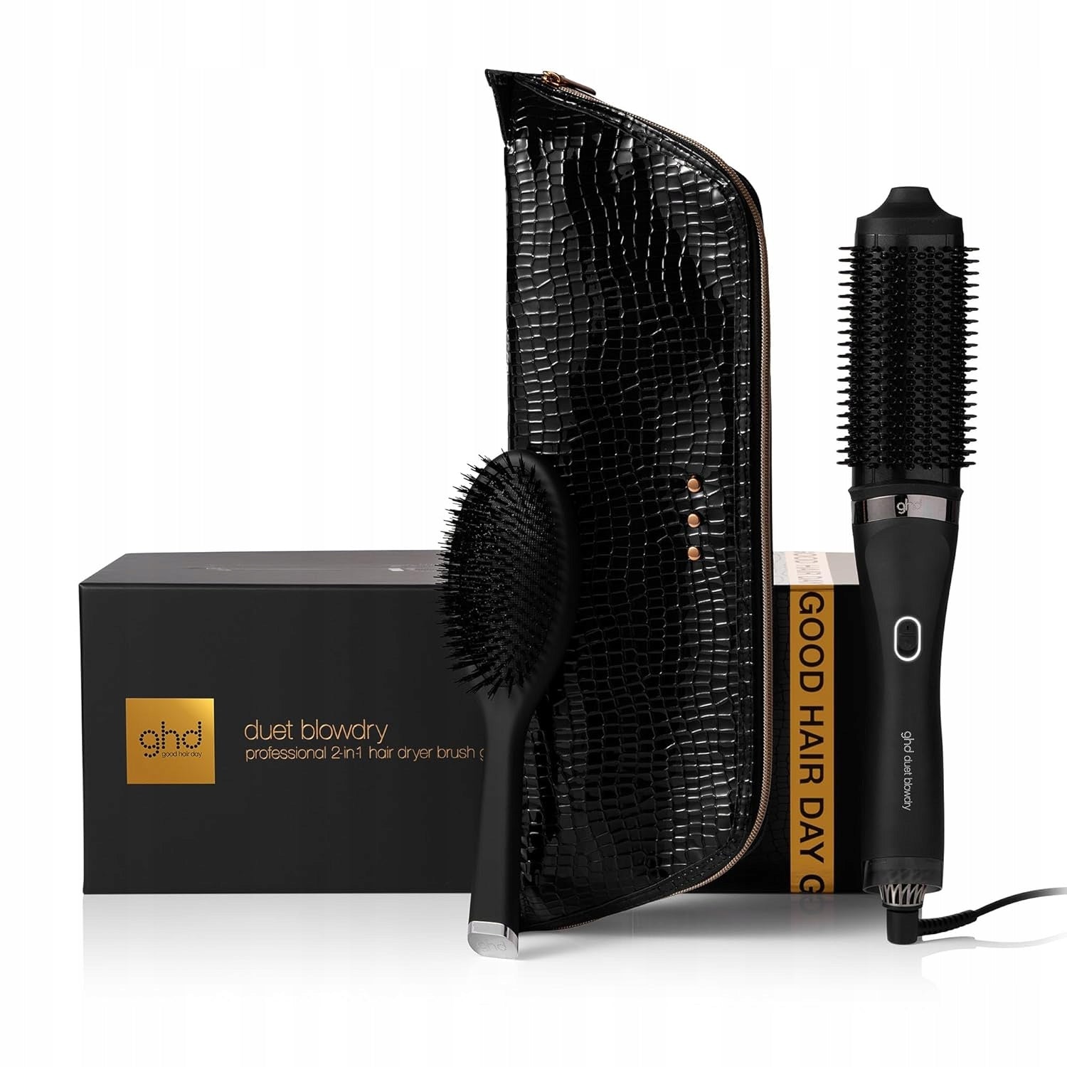 GHD Duet Blowdry 2in1 Gift Set Hair Brush with Bag