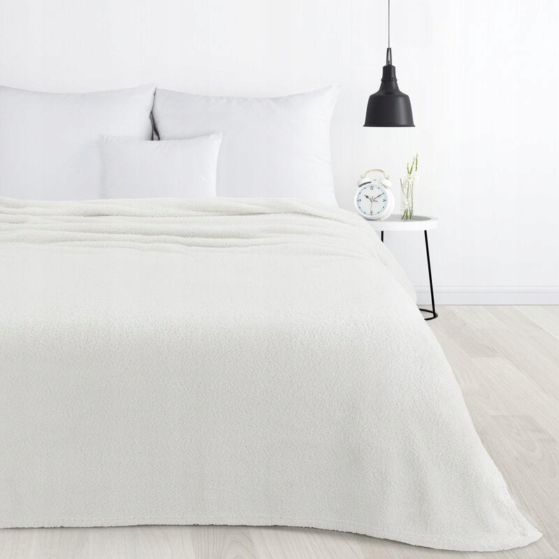 GIFT BLANKET microfiber throw for armchair 150x200 cm Eurofirany plaid white EAN (GTIN) 5903571610249