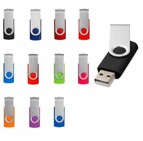 GIFT FLASH DRIVE ROTATING COLORS FOR OFFICE 128GB Color multicolor