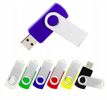 GIFT FLASH DRIVE ROTATING COLORS FOR OFFICE 128GB