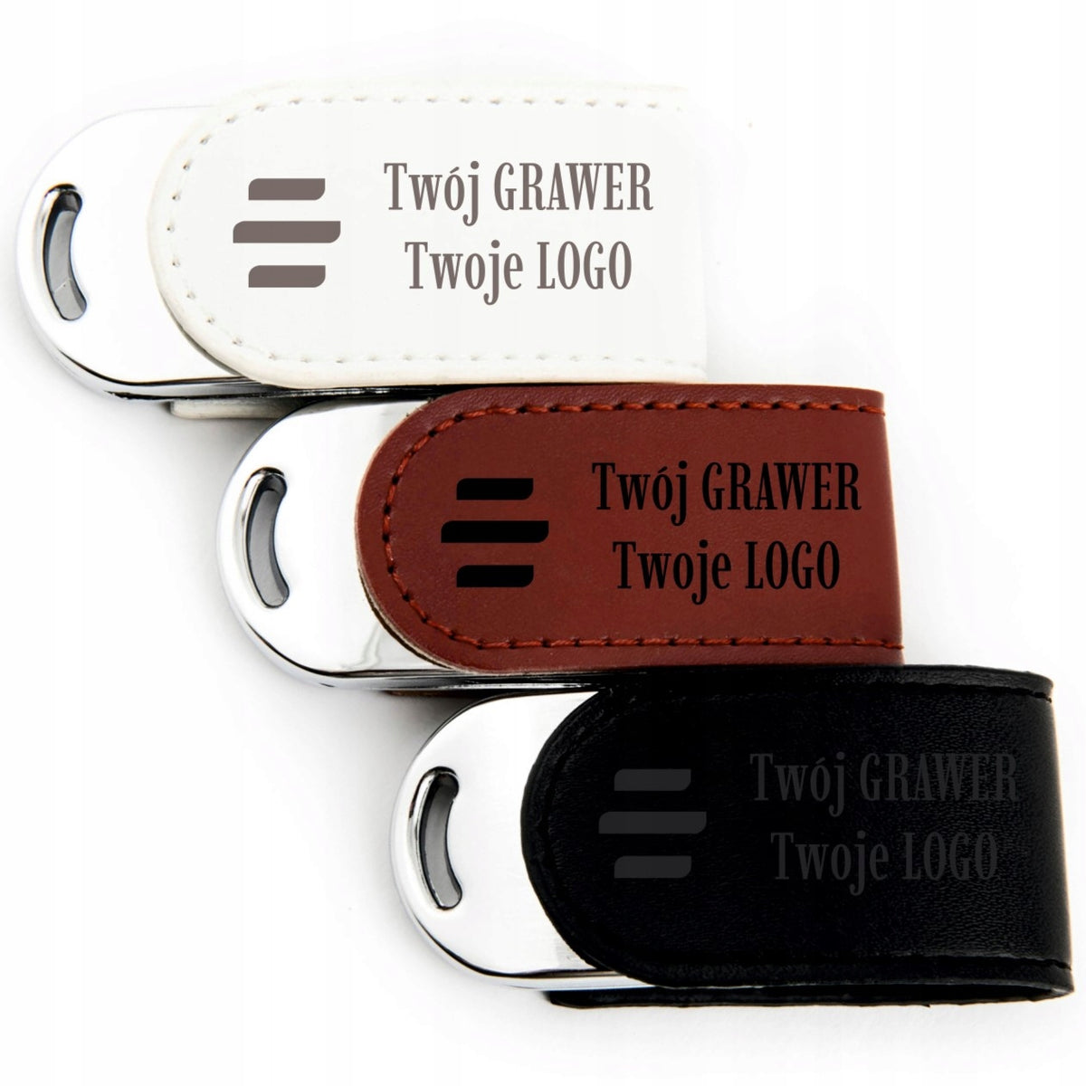 GIFT Leather Pendrive 1GB USB 2.0 ENGRAVING BAPTISM WEDDING COMMUNION BIRTHDAY