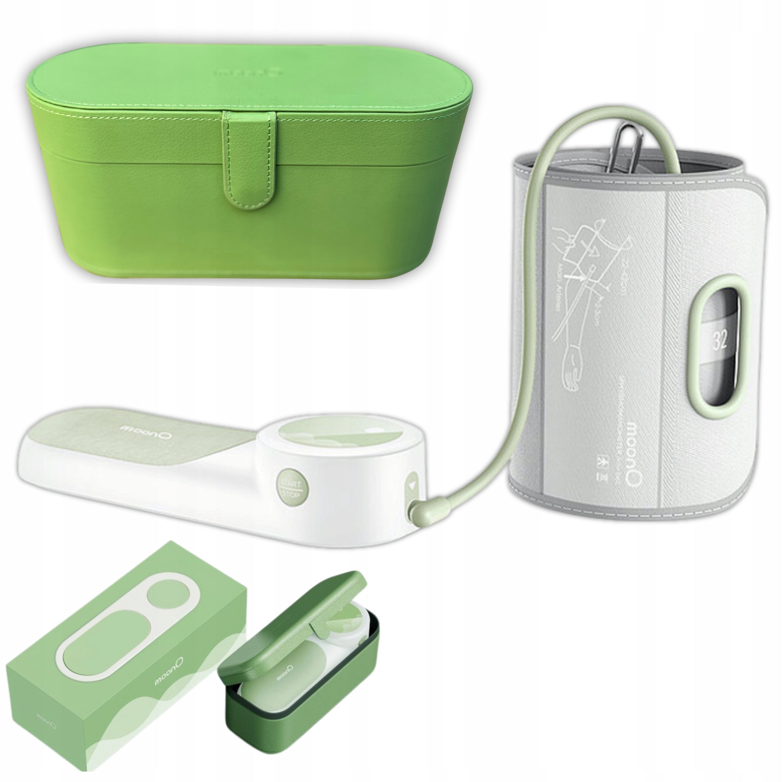 GIFT PREMIUM SHOULDER BLOOD PRESSURE MONITOR + ELEGANT CHEST Packaging status original