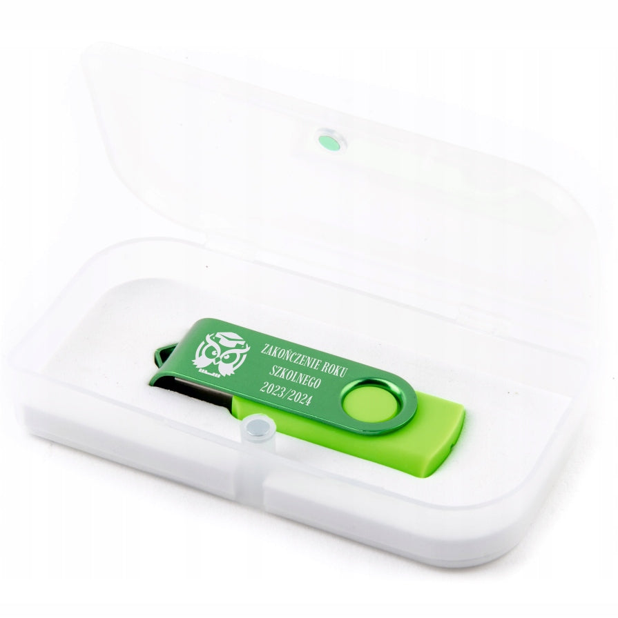 GIFT Pendrive ENGRAVING 512 MB USB 2.0 + BOX AT THE END OF THE YEAR for STUDENT