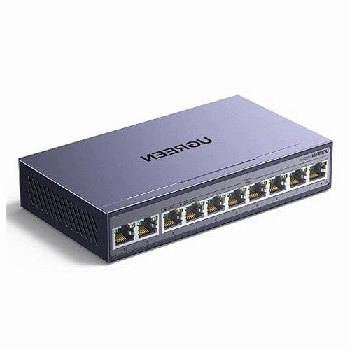 GIGABIT POE NETWORK SWITCH 10 PORTS POWER SUPPLY FOR OFFICE CAMERAS