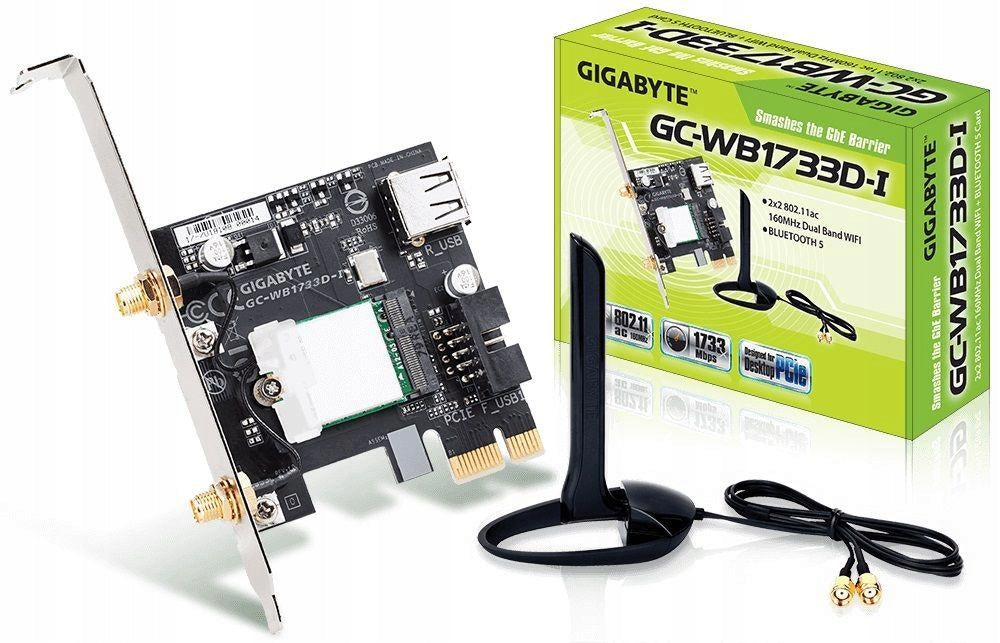 GIGABYTE WiFi and Bluetooth card with Intel Wireless-AC 9260