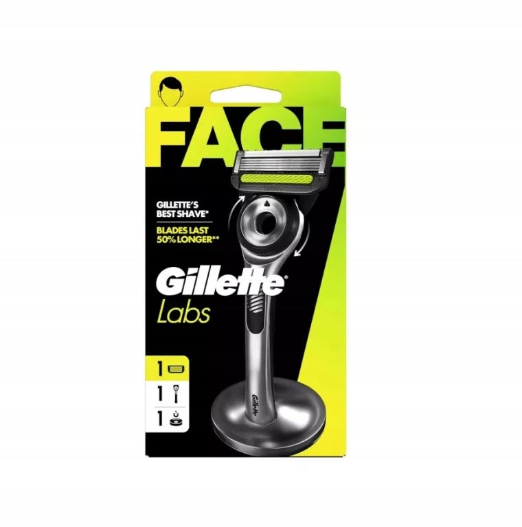 GILLETTE LABS FACE RAZOR WITH 1 CARTRIDGE AND HANDLE