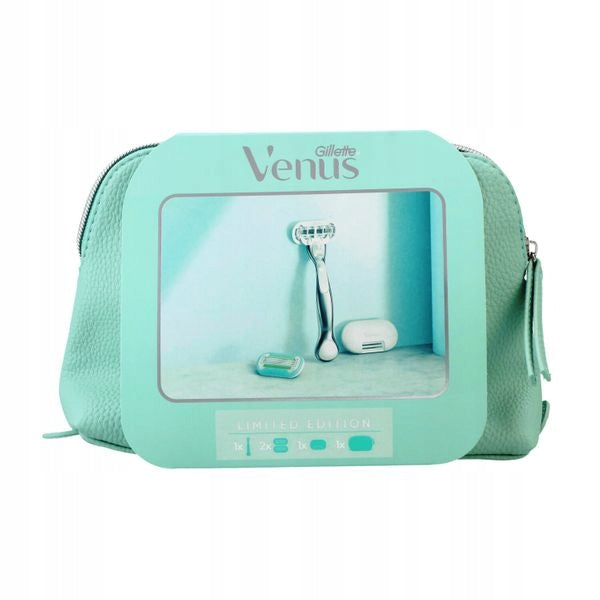 Rasierset: Rasierer Gillette Venus Extra Smooth Sensitive Stk. + Rasierständer + Reisetasche 