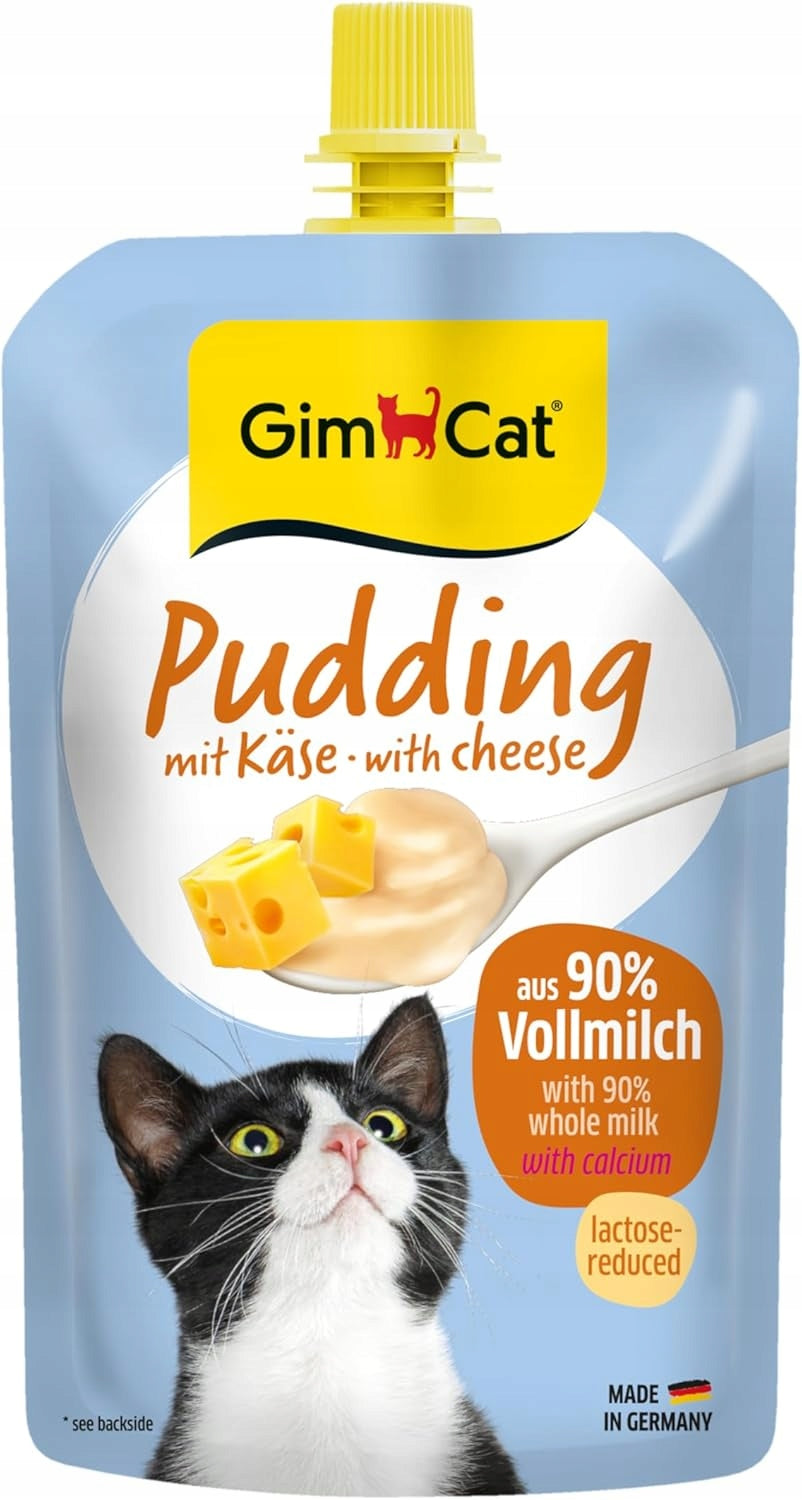 GIMCAT PUDDING WITH CHEESE TREAT WITH CHEESE FOR CAT 100 g Packaging status original