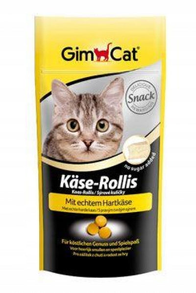 GIMPET TABLETS 40G CHEEZIES - KASE ROLLIS CHEESE