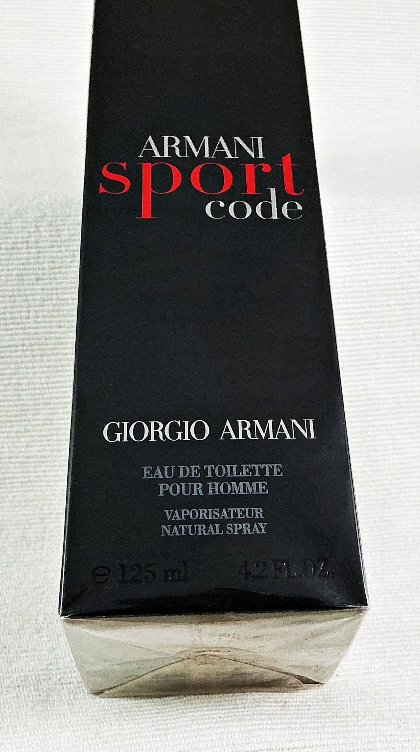 GIORGIO ARMANI CODE SPORT 125 ML EAU DE TOILETTE UNIQUE Manufacturer code 3605521354716