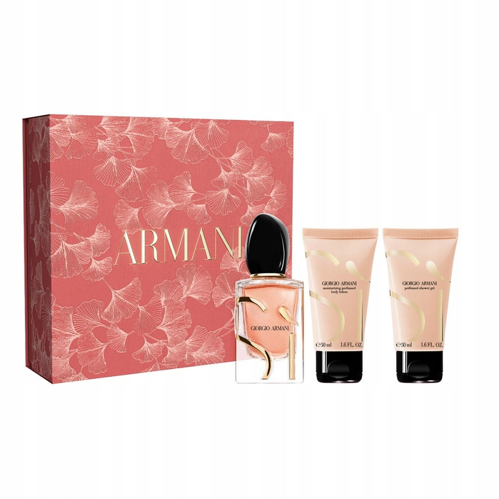 GIORGIO ARMANI SI INTENSE EDP 50ml SPRAY + LOTION 50ml + GEL 50ml