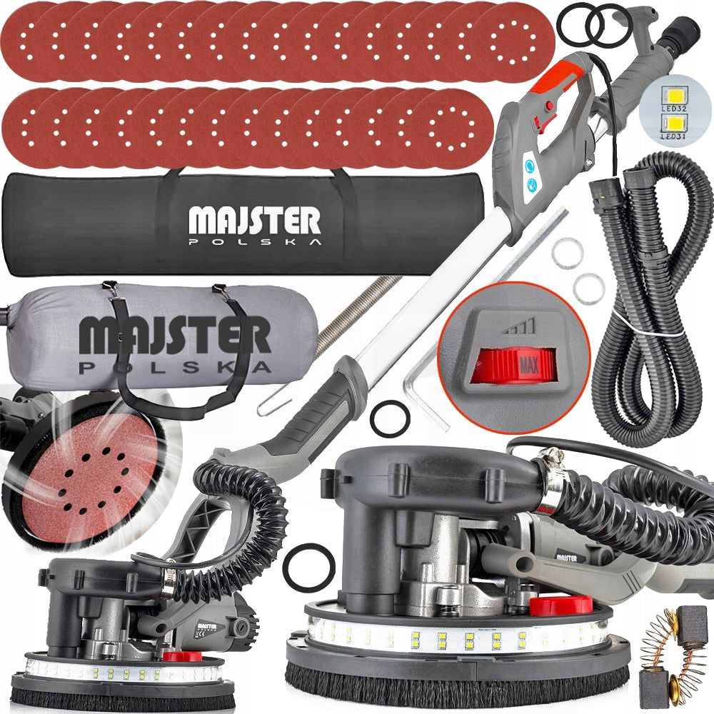 GIRAFFE GRINDER FOR PLASTER WALLS LED BAG 2000W