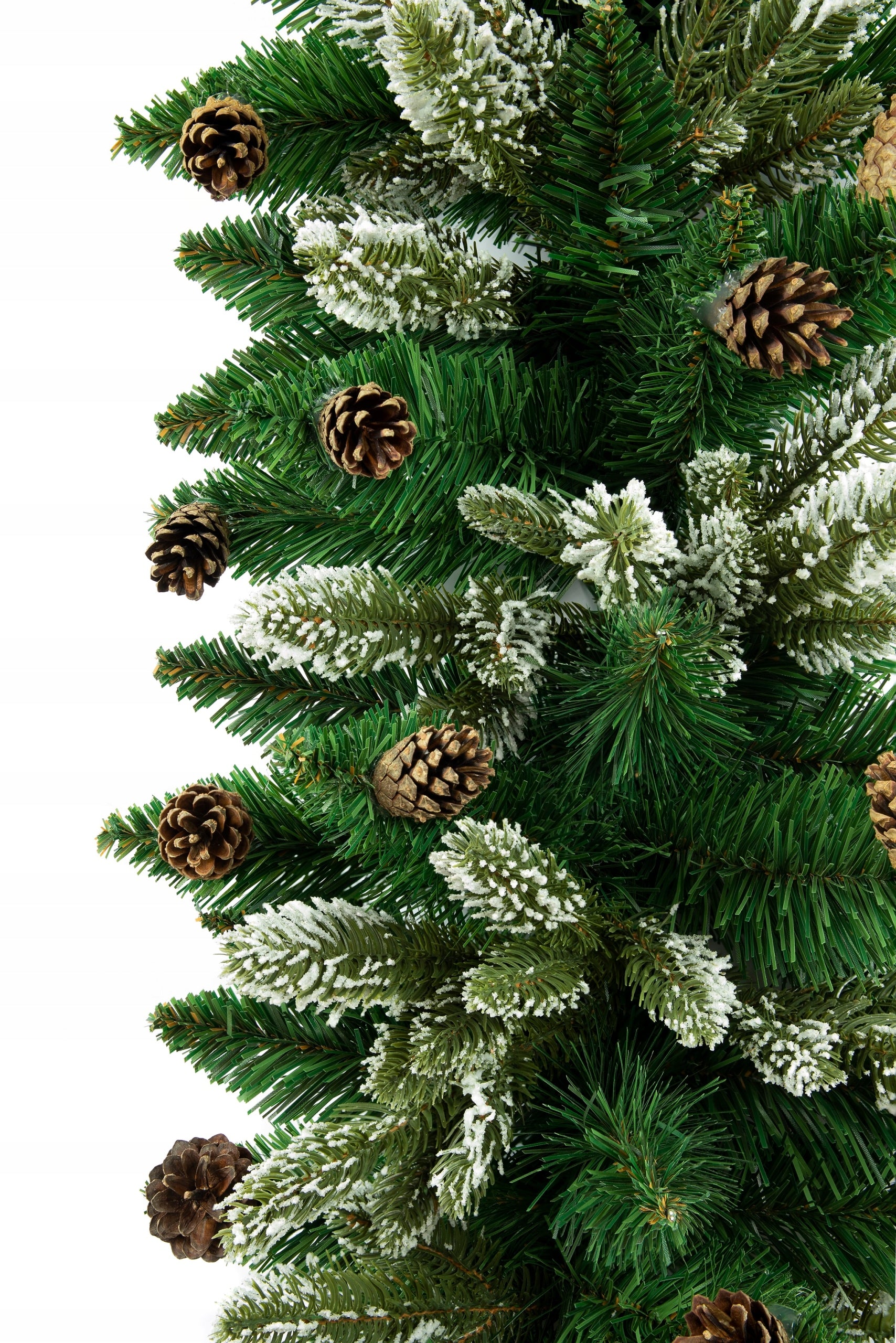 Weihnachtsgirlande aus grünen Zweigen bis 100 cm 